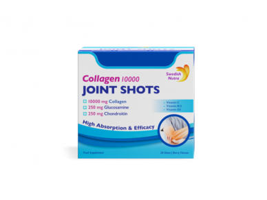 SwedishNutra Maisto papildas Joint Support Shots, 20 vienetų SwedishNutra Maisto papildas Joint Support Shots, 20 vienetų