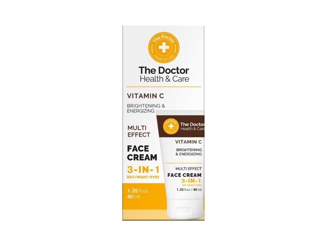 THE DOCTOR veido kremas šviesinamasis 3 in 1 Vitaminas C, 40 ml THE DOCTOR veido kremas šviesinamasis 3 in 1 Vitaminas C, 40 ml