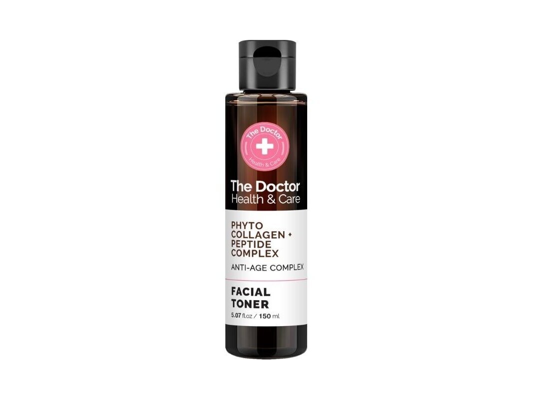 THE DOCTOR veido tonikas Anti Age Fitokolageno-peptidų kompleksas, 150 ml THE DOCTOR veido tonikas Anti Age Fitokolageno-peptidų kompleksas, 150 ml