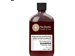 THE DOCTOR šampūnas Degutas + Ichtiolis + SEBO-STOP kompleksas, 355 ml