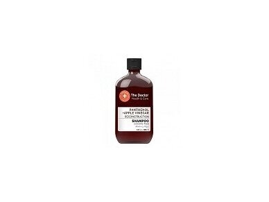 THE DOCTOR šampūnas Pantenolis + Obuolių actas. Rekonstruojantis, 355 ml