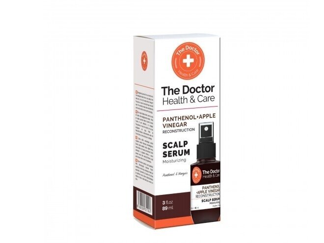 THE DOCTOR galvos odos serumas Pantenolis + Obuolių actas Atstatymas, 89 ml THE DOCTOR galvos odos serumas Pantenolis + Obuolių actas Atstatymas, 89 ml