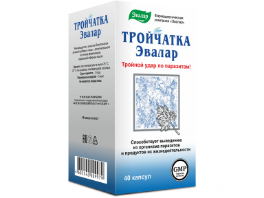 Maisto papildas ТROIČATKA 200mg N40 (Evalar) Maisto papildas ТROIČATKA 200mg N40 (Evalar)