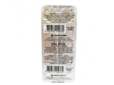 Validolis N10 Validolis N10