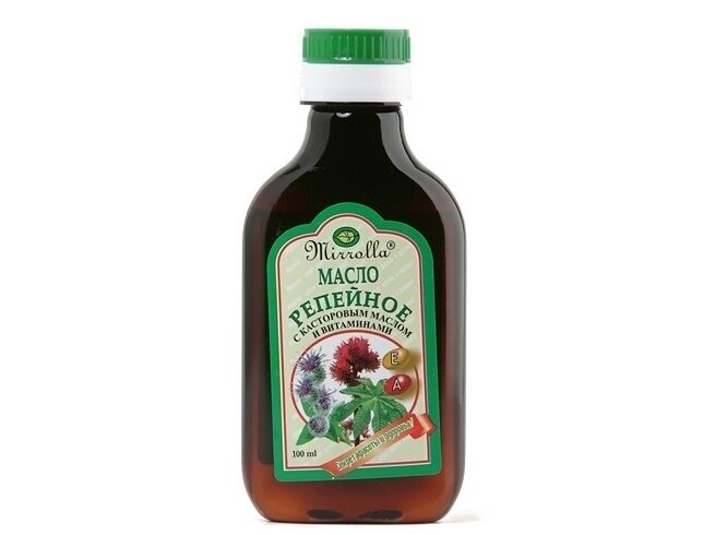 Varnalėšų aliejus su ricinos aliejumi 100 ml Mirrolla