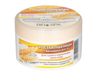 Veido kremas su kviečių gemalų aliejumi ir vitaminais A, C, E BELLE JARDIN BIO SPA, 200 ml Veido kremas su kviečių gemalų aliejumi ir vitaminais A, C, E BELLE JARDIN BIO SPA, 200 ml