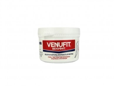 VENUFIT gelis kojų venoms su rutinu ir kaštono ekstraktu 250 ml. VENUFIT gelis kojų venoms su rutinu ir kaštono ekstraktu 250 ml.
