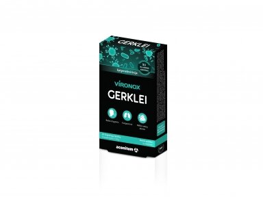 VIRONOX Maisto papildas (su saldikliu) gerklei su islandine kerpena 20 tablečių VIRONOX Maisto papildas (su saldikliu) gerklei su islandine kerpena 20 tablečių