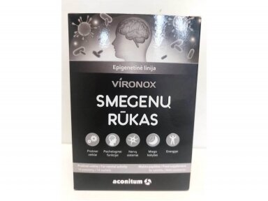 VIRONOX Smegenų Rūkas maisto papildas 14 paketėlių VIRONOX Smegenų Rūkas maisto papildas 14 paketėlių