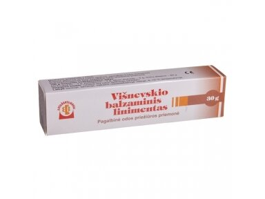 Višnevskio balzaminis linimentas, 30 g Višnevskio balzaminis linimentas, 30 g
