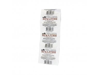 Mucaltin 50 mg tabletės, N10 Mucaltin 50 mg tabletės, N10