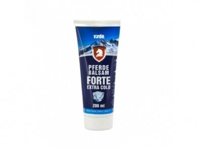 VIRDE šaldantis arklių balzamas kūnui EXTRA COLD, 200 ml VIRDE šaldantis arklių balzamas kūnui EXTRA COLD, 200 ml