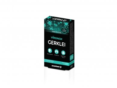 VIRONOX Maisto papildas (su saldikliu) gerklei su islandine kerpena 20 tablečių VIRONOX Maisto papildas (su saldikliu) gerklei su islandine kerpena 20 tablečių