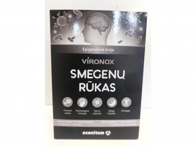 VIRONOX Smegenų Rūkas maisto papildas 14 paketėlių VIRONOX Smegenų Rūkas maisto papildas 14 paketėlių