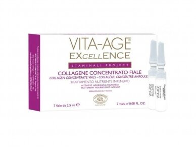 Vita-Age Excellence kolageno ampulės 7ampulės po 2,5 ml.