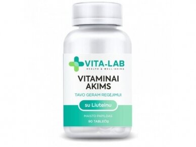 VITA-LAB maisto papildas Vitaminai akims su Liuteinu, N90 VITA-LAB maisto papildas Vitaminai akims su Liuteinu, N90