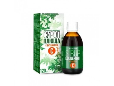 VITATEKA Gebenės lapų sirupas su vitaminu C, 120 ml VITATEKA Gebenės lapų sirupas su vitaminu C, 120 ml