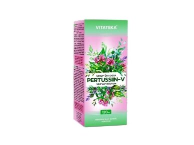 VITATEKA maisto papildas Pertusin-V, 120 ml VITATEKA maisto papildas Pertusin-V, 120 ml