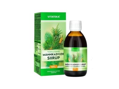 VITATEKA Pušų pumpurų sirupas, 120 ml VITATEKA Pušų pumpurų sirupas, 120 ml