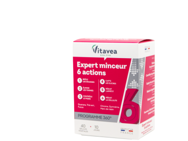 VITAVEA Lieknėjimo ekspertas, 6 veiksmai, 40 augalinės kilmės kapsulių VITAVEA Lieknėjimo ekspertas, 6 veiksmai, 40 augalinės kilmės kapsulių
