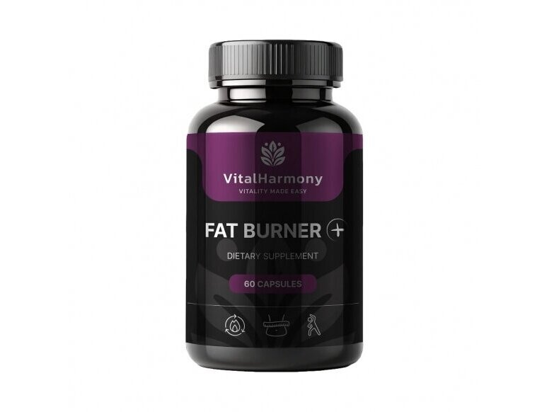 VitalHarmony Fat Burner Pluss - 60 kapsulių VitalHarmony Fat Burner Pluss - 60 kapsulių