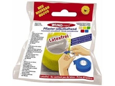 WUNDMED Elastinis pleistras / Be latekso / 2,5m x 4,5cm WUNDMED Elastinis pleistras / Be latekso / 2,5m x 4,5cm