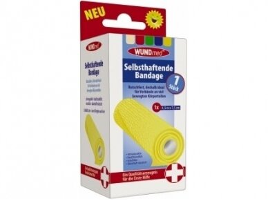 WUNDMED Elastinis tvarstis / 4,5m x 7,5cm WUNDMED Elastinis tvarstis / 4,5m x 7,5cm