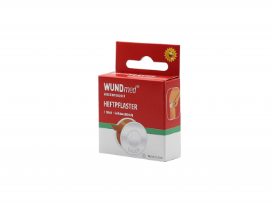 WUNDMED Tekstilinio pleistro ritinėlis 1 x 5 x 1,25 WUNDMED Tekstilinio pleistro ritinėlis 1 x 5 x 1,25