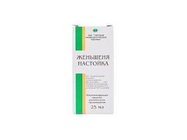 Ženšenių tinktūra 25ml.
