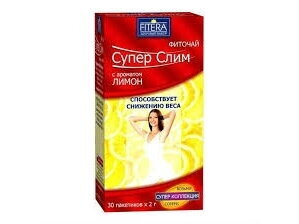 Žolelių arbata SUPER SLIM N30 x 2 gr. Citrina