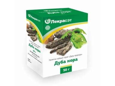 Žolelių arbata „Ąžuolo žievė “, 40 gr. LekraSet Žolelių arbata „Ąžuolo žievė “, 40 gr. LekraSet