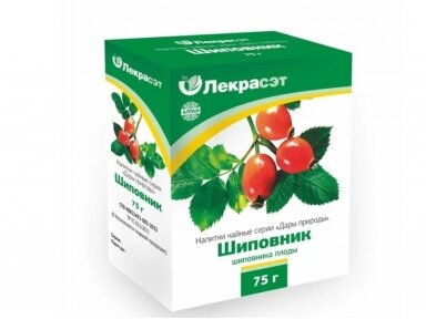 Žolelių arbata Erškėčių vaisiai 75g .LekraSet Žolelių arbata Erškėčių vaisiai 75g .LekraSet
