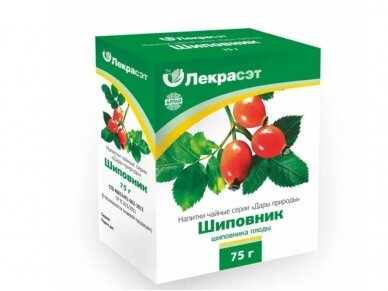 Žolelių arbata Erškėčių vaisiai 75g .LekraSet Žolelių arbata Erškėčių vaisiai 75g .LekraSet
