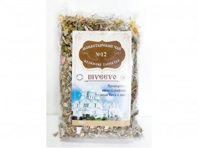 ŽOLELIŲ ARBATA SKRANDŽIUI - ŽARNYNUI "MONASTIRKIJ ČAI NR. 12" 100G. ŽOLELIŲ ARBATA SKRANDŽIUI - ŽARNYNUI "MONASTIRKIJ ČAI NR. 12" 100G.