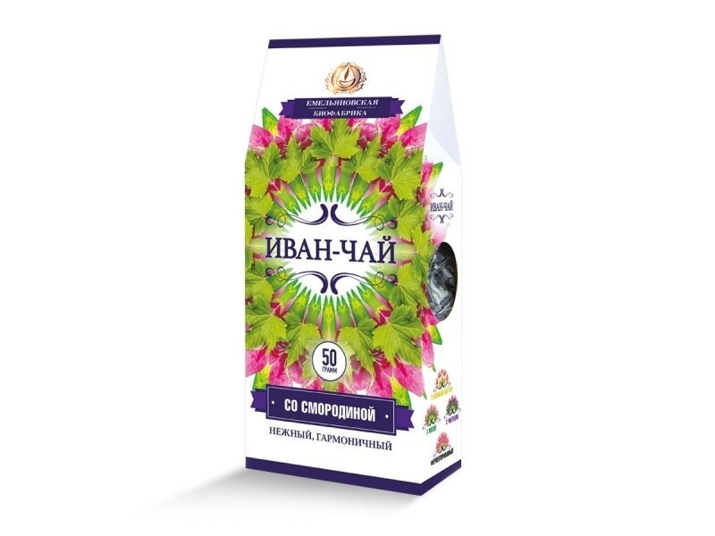 Žolelių arbata "IVAN-ČAI" fermentuota su juodaisiais serbentais 50 gr. Žolelių arbata "IVAN-ČAI" fermentuota su juodaisiais serbentais 50 gr.